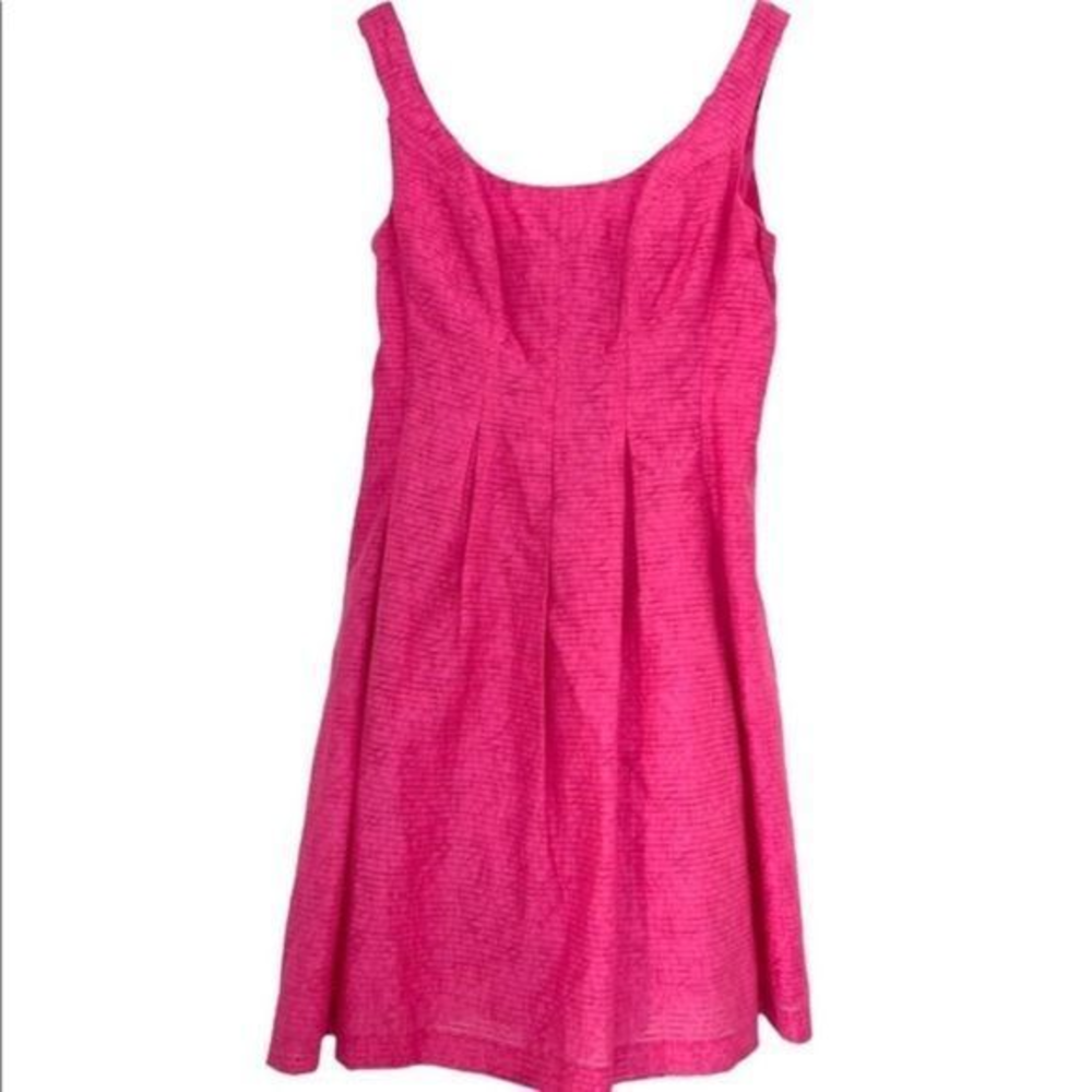 Nine West Fuchsia Shimmer Dress‎ w/Pockets